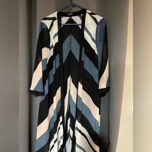 Sheer long kimono cardigan from Torrid